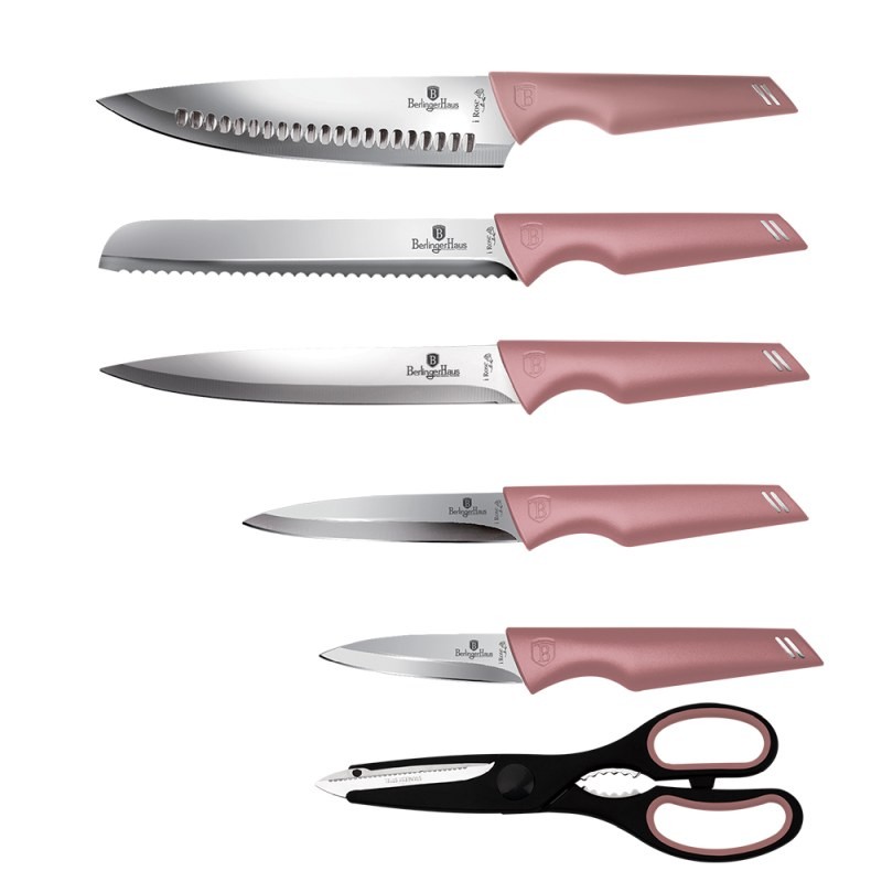 Sada nožů ve stojanu 7 ks I-Rose Collection