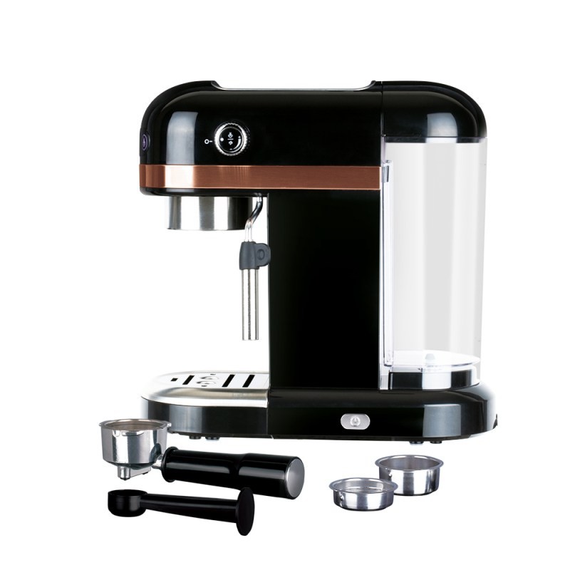 BERLINGERHAUS Pákový kávovar na espresso s LED displejem Black Rose Collection