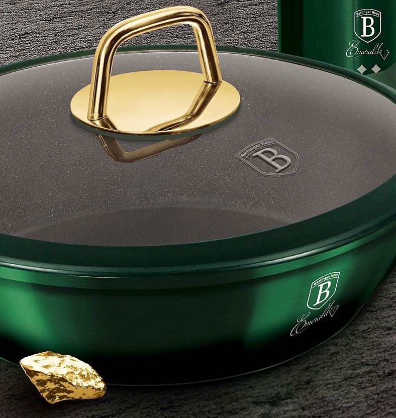 BERLINGERHAUS Sada nádobí s titanovým povrchem 10 ks Emerald Collection