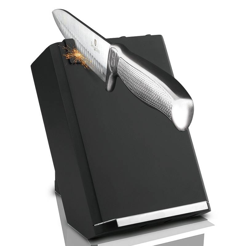 BERLINGERHAUS Stojan na nože s brouskem a držákem na tablet Crystal Shine Collection