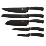 BERLINGERHAUS Sada nožů ve stojanu 6 ks Black Rose Collection