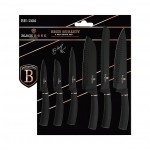 BERLINGERHAUS Sada nožů s nepřilnavým povrchem 6 ks Black Rose Collection blister