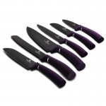 BERLINGERHAUS Sada nožů s nepřilnavým povrchem 6 ks Purple Metallic Line
