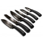 BERLINGERHAUS Sada nožů s nepřilnavým povrchem 6 ks Black Collection