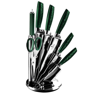 BERLINGERHAUS Sada nožů ve stojanu 8 ks Emerald Collection BlackSmith