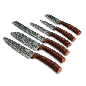 Sada nožů s nepřilnavým povrchem 6 ks Forest Line
