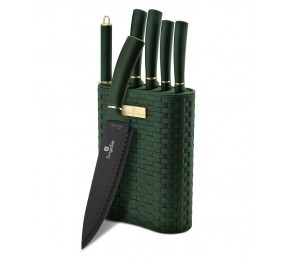 BERLINGERHAUS Sada nožů ve stojanu 7 ks Emerald Collection