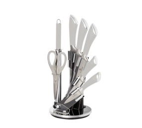 BERLINGERHAUS Sada nožů ve stojanu nerez 8 ks Aspen Collection