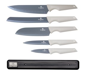 BERLINGERHAUS Sada nožů s magnetickým držákem 6 ks Aspen Collection