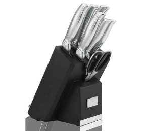 BERLINGERHAUS Stojan na nože s brouskem a držákem na tablet Crystal Shine Collection - design. vada